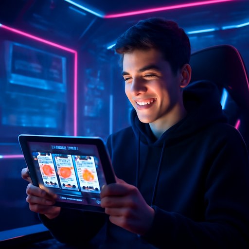 cv666 spinning game reels on tablet